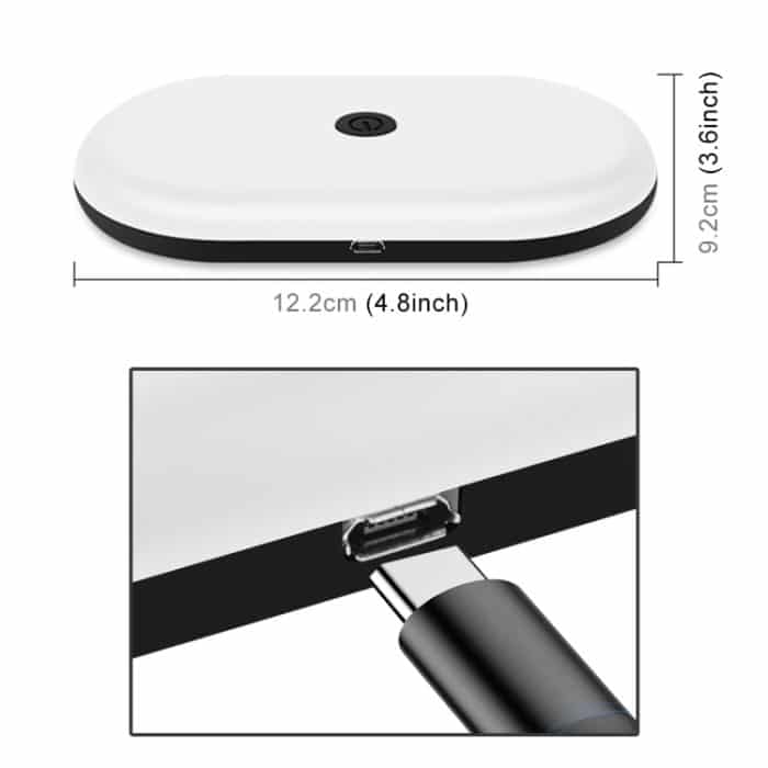 DC 5V / 2,2W Auto Oval Leselampe Kuppel Licht – Bild 3