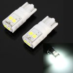 2 PCS T10 DC12V / 1W / 6000K / 80LM 6LEDs SMD-3030 Fahrzeugfreigabeleuchte