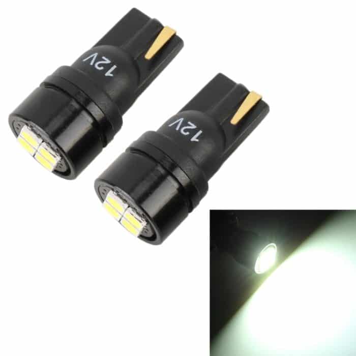 CRP2081.jpg 2 PCS T10 DC12V / 1,8W / 6000K / 140LM 4LEDs SMD-3030 Fahrzeugfreigabeleuchte – Bild 1