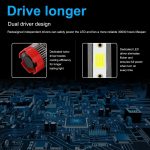 2 PCS EV18 H7 DC9-30V 20W 6000K 2500LM Auto-LED-Scheinwerferleuchten – Bild 4