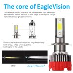 2 PCS EV18 H7 DC9-30V 20W 6000K 2500LM Auto-LED-Scheinwerferleuchten – Bild 6