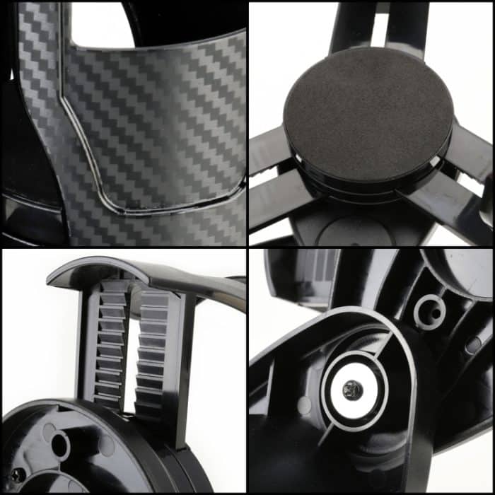 Multifunktionaler Auto Auto Universal Carbon Faser Textur Getränkehalter Getränkehalter – Bild 6