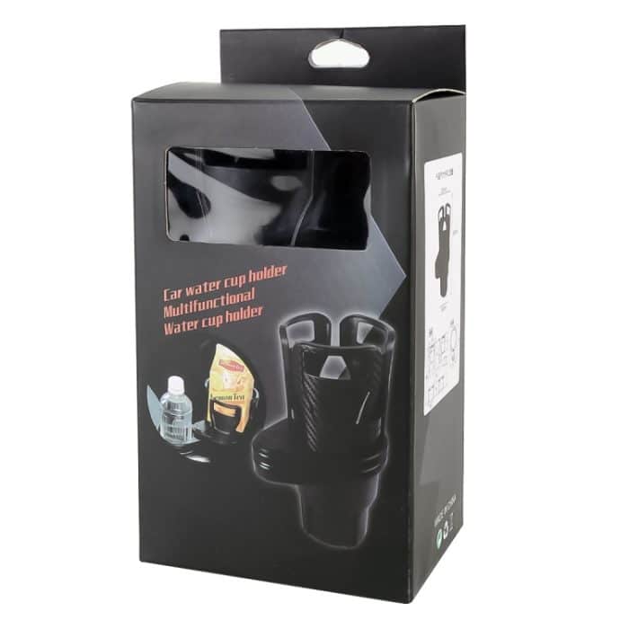 Multifunktionaler Auto Auto Universal Carbon Faser Textur Getränkehalter Getränkehalter – Bild 9