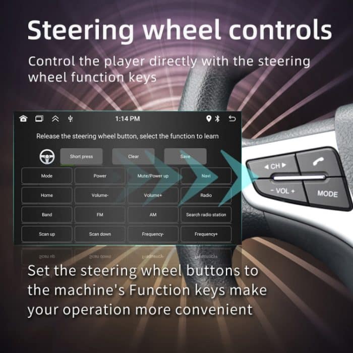 SWM 9702 Auto HD 7 Zoll Android Radio Empfänger MP5 Player, Unterstützung FM & Bluetooth & GPS & WiFi – Bild 14