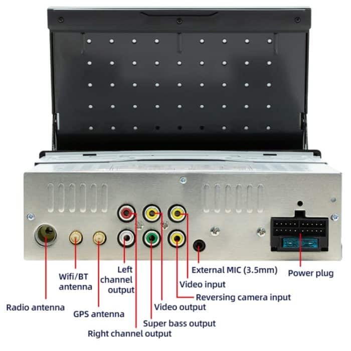 SWM 9702 Auto HD 7 Zoll Android Radio Empfänger MP5 Player, Unterstützung FM & Bluetooth & GPS & WiFi – Bild 20