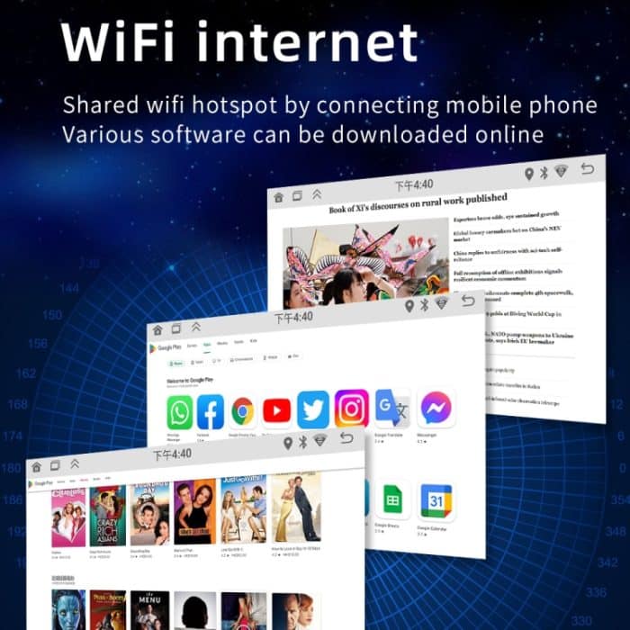 SWM 9702 Auto HD 7 Zoll Android Radio Empfänger MP5 Player, Unterstützung FM & Bluetooth & GPS & WiFi – Bild 8