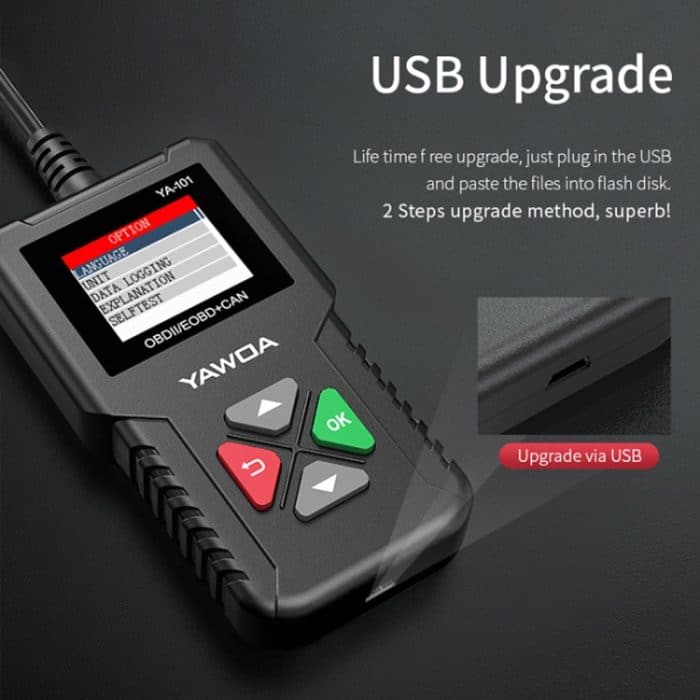 YA101 Auto-Mini-Codeleser OBD2-Fehlererkennungs-Diagnosetool – Bild 9