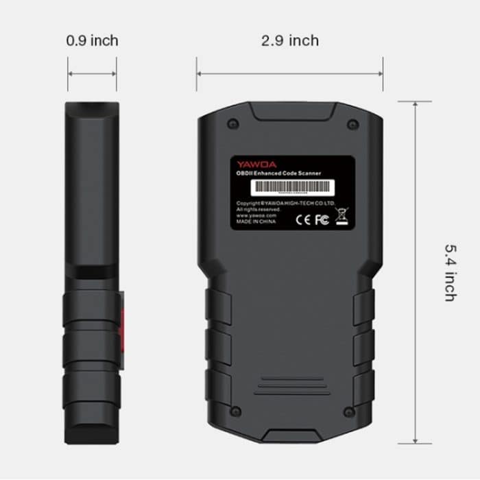 YA201 Auto-Mini-Codeleser OBD2-Fehlererkennungs-Diagnosetool – Bild 3