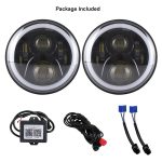2 PCS 7 Zoll DC12V 6000K-6500K 50W Auto LED Scheinwerfer Cree Lamp Perlen für Jeep Wrangler / Harley, Unterstützung APP + Bluetooth Control – Bild 5