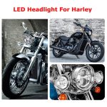 5,75 Zoll DC12V 6000K-6500K 40W Auto-LED-Scheinwerfer für Harley, 5.75 inch (Silver), DC12V 40W – Bild 8