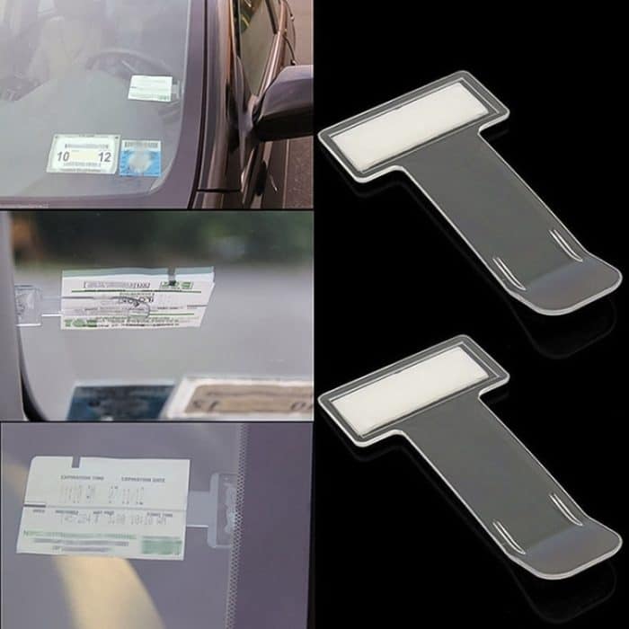 10 PCS Car Plastic Mounted Bill Clip Holder Parkzeit Timing Car Ticket Holder – Bild 5