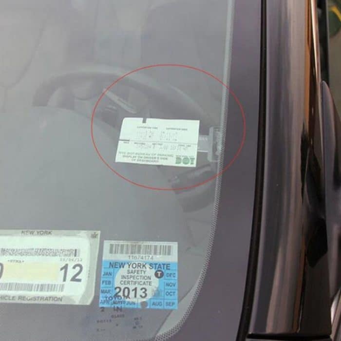 10 PCS Car Plastic Mounted Bill Clip Holder Parkzeit Timing Car Ticket Holder – Bild 6