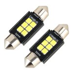 2 PCS 36 mm DC12V / 2,5W / 6000K / 170LM 6LEDs SMD-3030 Auto-Leselampe Dome Light – Bild 2