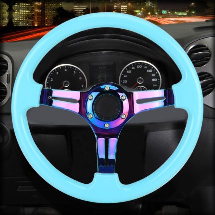 Auto buntes modifiziertes Rennsport-Hupenknopf-Lenkrad, Durchmesser: 34,6 cm