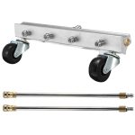 Karosserie Chassis Auto Hochdruckwaschmaschine Auto Boden Wasser Waschmaschine 4 Düsenreiniger Set, Verlängerungsstange Länge: 34cm – Bild 2