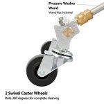 Karosserie Chassis Auto Hochdruckwaschmaschine Auto Boden Wasser Waschmaschine 4 Düsenreiniger Set, Verlängerungsstange Länge: 34cm – Bild 7