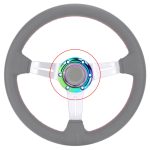 Auto Bunte Lenkrad Hupe Knopf drücken Abdeckung