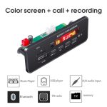 Auto 12V 2x3W Audio MP3-Player Decoder Board FM-Radio TF USB 3,5 mm AUX, mit Bluetooth & Aufnahmefunktion und Fernbedienung – Bild 3