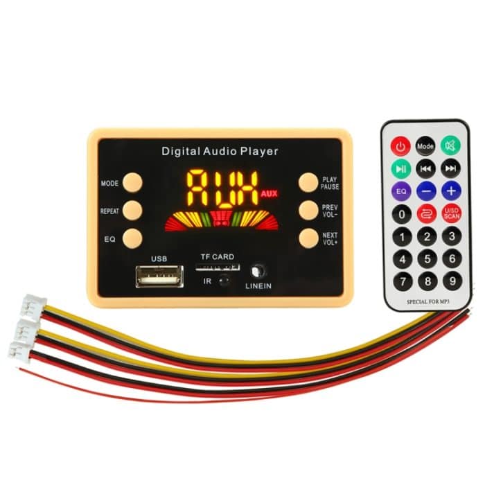 Auto 5V Farbbildschirm Audio MP3-Player Decoder Board FM-Radio TF-Karte USB, mit Bluetooth-Funktion und Fernbedienung – Bild 2