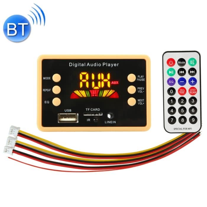 Auto 12V Farbbildschirm Audio MP3-Player Decoder Board FM-Radio TF-Karte USB, mit Bluetooth-Funktion und Fernbedienung – Bild 1
