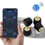 Bluetooth 4.0 TPMS Auto Externe Reifendrucküberwachung Druckerkennungssystem
