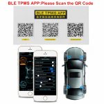 Bluetooth 4.0 TPMS Auto Externe Reifendrucküberwachung Druckerkennungssystem – Bild 7