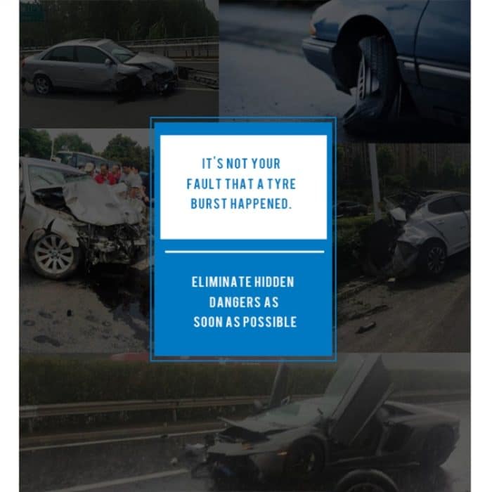 Bluetooth 4.0 TPMS Auto Externe Reifendrucküberwachung Druckerkennungssystem – Bild 10