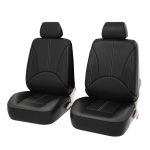 4-in-1-Universal-PU-Leder-Vier-Jahreszeiten-Antirutsch-Vordersitzbezug-Kissenmatten-Set für 2-Sitzer-Autos, For 2 Seat Car – Bild 2