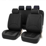 9-in-1-Universal-PU-Leder-Vier-Jahreszeiten-Anti-Rutsch-Kissenmatten-Set für 5-Sitzer-Autos, For 5 Seat Car