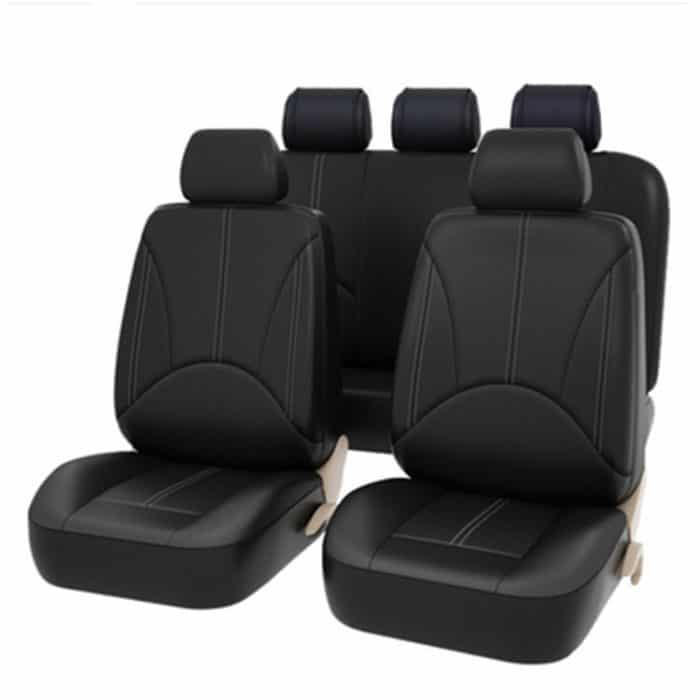 9-in-1-Universal-PU-Leder-Vier-Jahreszeiten-Anti-Rutsch-Kissenmatten-Set für 5-Sitzer-Autos, For 5 Seat Car – Bild 2