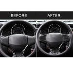 3 in 1 Auto Carbon Lenkradknopf Dekorativer Aufkleber für Honda Fit, Links- und Rechtsantrieb Universal – Bild 7