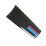 3 in 1 Auto Carbon Faser Tricolor Lenkradknopf Dekorativer Aufkleber für BMW 5er G30 X3 G01, Links- und Rechtsantrieb Universal – Bild 3