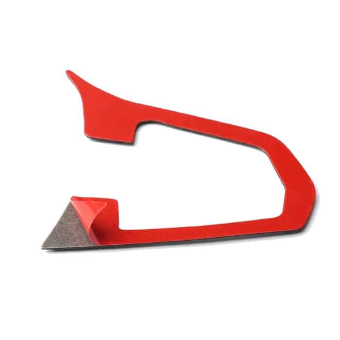 3 in 1 Auto Carbon Faser Tricolor Lenkradknopf Dekorativer Aufkleber für BMW 5er G30 X3 G01, Links- und Rechtsantrieb Universal – Bild 4