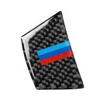 3 in 1 Auto Carbon Faser Tricolor Lenkradknopf Dekorativer Aufkleber für BMW 3er E90 2005-2012, Links- und Rechtsantrieb Universal – Bild 3