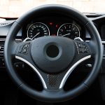 3 in 1 Auto Carbon Faser Einfarbig Lenkradknopf Dekorativer Aufkleber für BMW 3er E90 2005-2012, Links- und Rechtsantrieb Universal – Bild 8