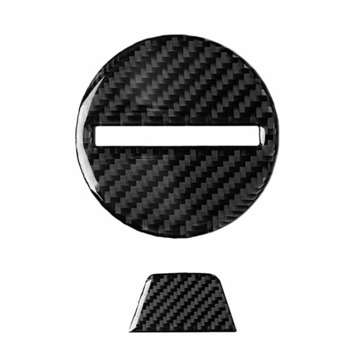 2 in 1 Auto Carbon Lenkradknopf dekorative Aufkleber für Chevrolet Camaro 2017-2019, Links- und Rechtsantrieb Universal – Bild 2