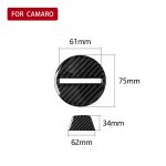 2 in 1 Auto Carbon Lenkradknopf dekorative Aufkleber für Chevrolet Camaro 2017-2019, Links- und Rechtsantrieb Universal – Bild 5