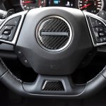 2 in 1 Auto Carbon Lenkradknopf dekorative Aufkleber für Chevrolet Camaro 2017-2019, Links- und Rechtsantrieb Universal – Bild 8