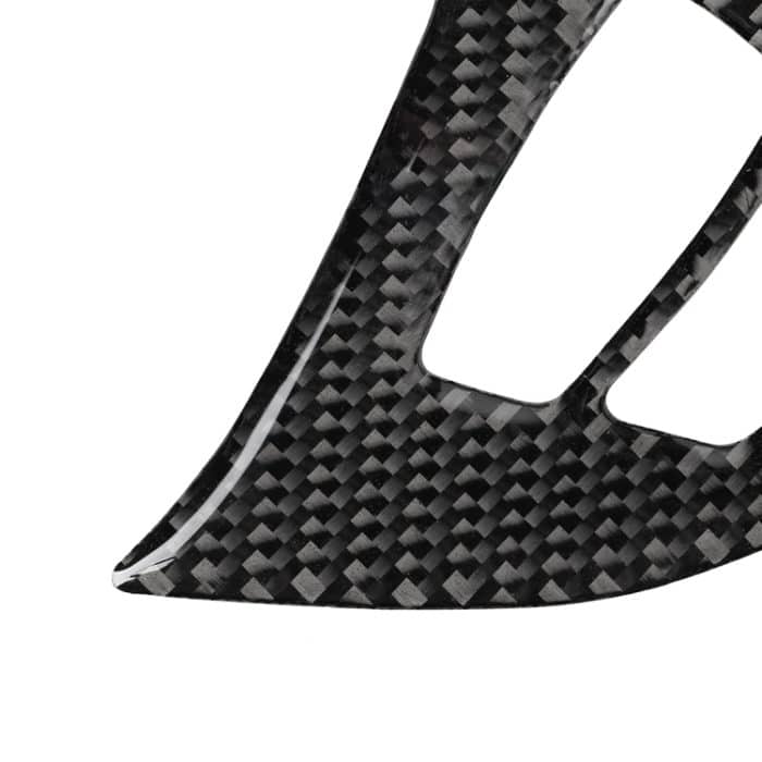 3 in 1 Auto Carbon Faser Einfarbig Lenkradknopf Dekorativer Aufkleber für BMW E70 2008-2013 X5, Links- und Rechtsantrieb Universal – Bild 3
