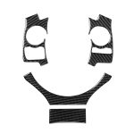 4 in 1 Auto Carbon Lenkradknopf dekorative Aufkleber für Lexus IS250 NX200 200t 300h, Links- und Rechtsantrieb Universal – Bild 2