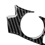 4 in 1 Auto Carbon Lenkradknopf dekorative Aufkleber für Lexus IS250 NX200 200t 300h, Links- und Rechtsantrieb Universal – Bild 3