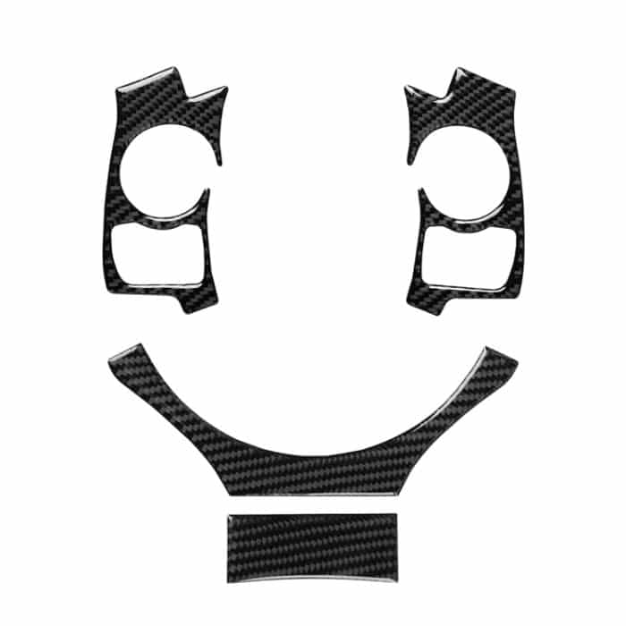 4 in 1 Auto Carbon Lenkradknopf dekorative Aufkleber für Lexus IS250 NX200 200t 300h, Links- und Rechtsantrieb Universal – Bild 2