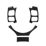 4 in 1 Auto Carbon Lenkradknopf dekorative Aufkleber für Lexus IS250 NX200 200t 300h, Links- und Rechtsantrieb Universal – Bild 2