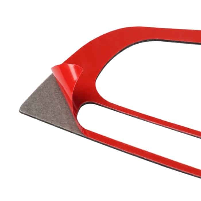 4 in 1 Auto Carbon Fiber Blue Lenkradknopf Dekorativer Aufkleber für Subaru Forester 2016-2018, Links- und Rechtsantrieb Universal – Bild 4