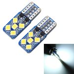 2 PCS T10 / W5W / 168 DC12V 1,8 W 6000K 130LM 10LEDs SMD-2835 Auto-Leselampen-Begrenzungsleuchte mit Decoder