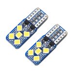 2 PCS T10 / W5W / 168 DC12V 1,8 W 6000K 130LM 10LEDs SMD-2835 Auto-Leselampen-Begrenzungsleuchte mit Decoder – Bild 2