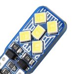 2 PCS T10 / W5W / 168 DC12V 1,8 W 6000K 130LM 10LEDs SMD-2835 Auto-Leselampen-Begrenzungsleuchte mit Decoder – Bild 5
