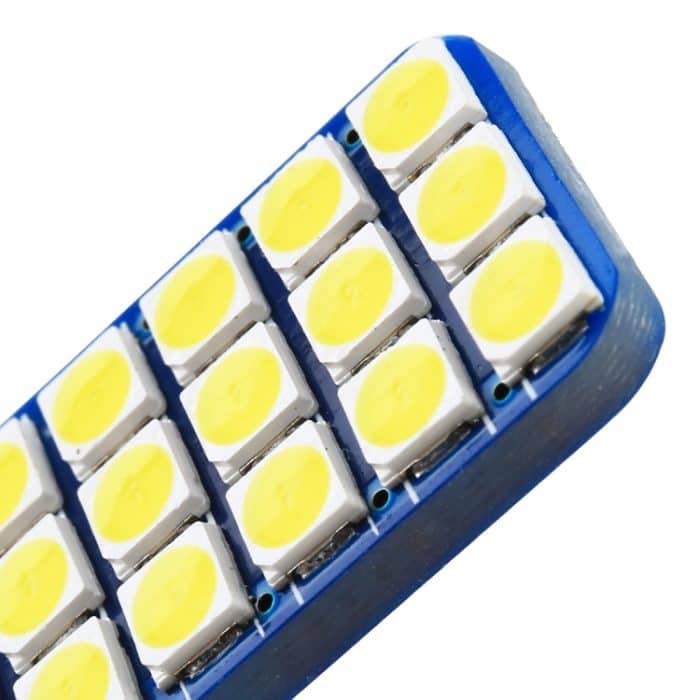 2 PCS T10 / W5W / 168 DC12V 1,8 W 6000K 140LM ​​18LEDs SMD-3030 Auto-Leselampen-Begrenzungsleuchte mit Decoder – Bild 5
