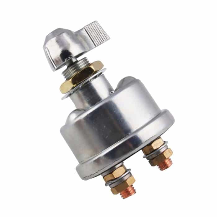 12-V-Hauptbatterie Trennen Sie den Batterieschalter. Trennen Sie den Abschaltschalter für UVT ATV ​​Marine – Bild 2