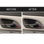 4 PCS Car Carbon Fiber Türschale Dekorativer Aufkleber für Chevrolet Cruze 2009-2015, Links- und Rechtsantrieb Universal – Bild 7